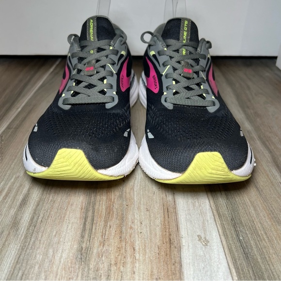 Brooks Adrenaline GTS 23 Black, Gunmetal and Sharp Green, Women’s 11.5 Medium - Picture 2 of 12
